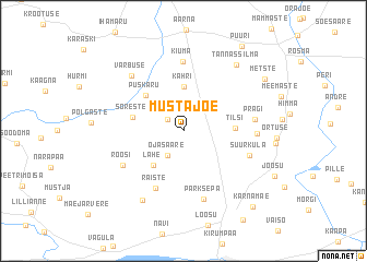 map of Mustajõe