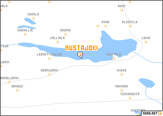 map of Mustajoki