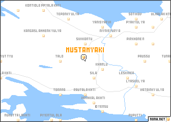 map of Mustamyaki