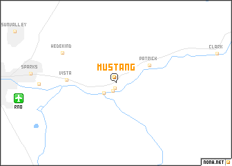 map of Mustang