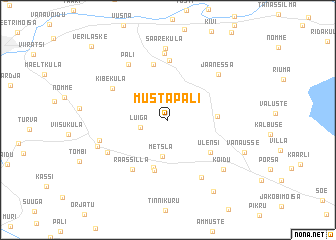 map of Mustapali