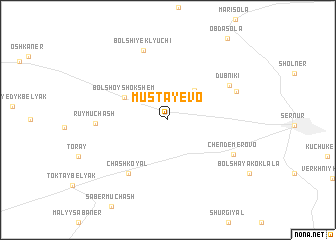 map of Mustayevo