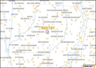 map of Muşţāy