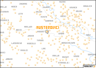 map of Musterovići