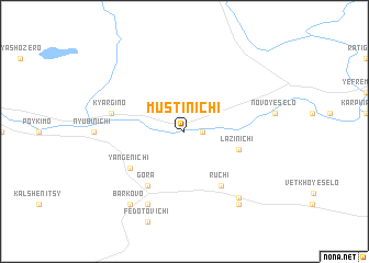 map of Mustinichi