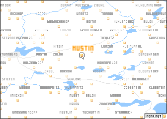 map of Mustin