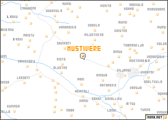 map of Mustivere