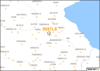 map of Mustla