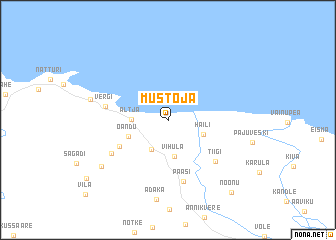 map of Mustoja