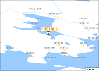map of Mustola