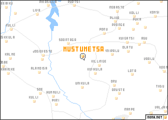 map of Mustumetsa