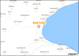 map of Mustvee