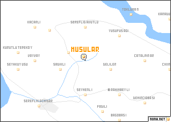 map of Musular