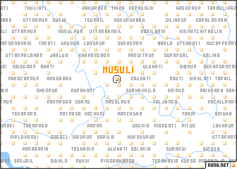 map of Musuli