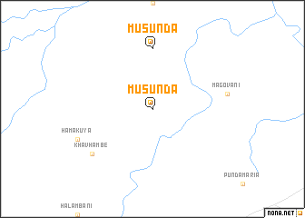 map of Musunda