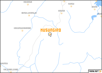 map of Musungiro