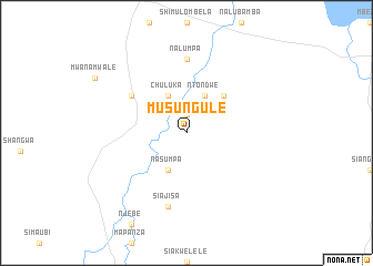 map of Musungule