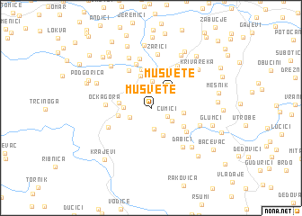 map of Mušvete