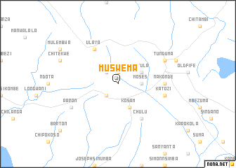 map of Muswema