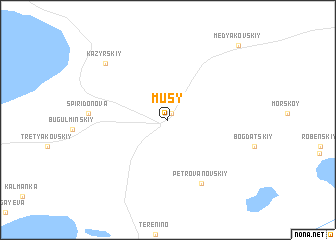 map of Musy