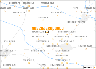 map of Muszájerdődůlő