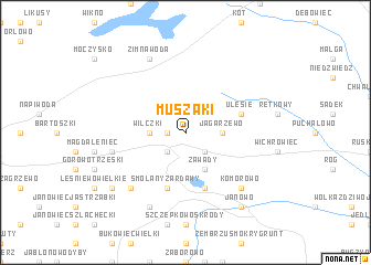 map of Muszaki