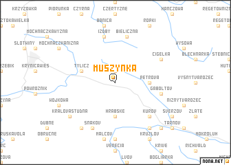 map of Muszynka