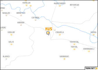 map of Muş