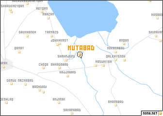 map of Mūtābād