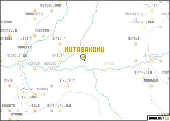 map of Mutabakomu