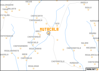 map of Mutacala