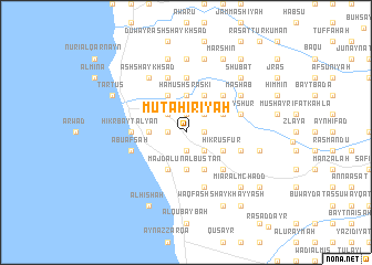 map of Muţāhirīyah