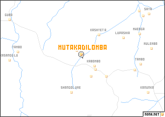 map of Mutaka-Dilomba