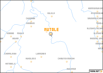 map of Mutale