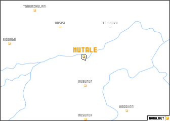 map of Mutale