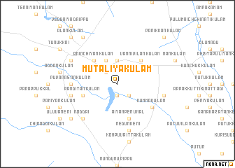 map of Mutaliyakulam