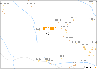 map of Mutamba