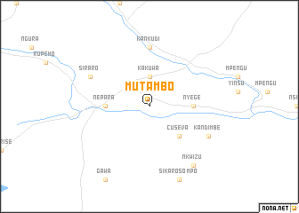 map of Mutambo