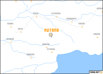 map of Mutana