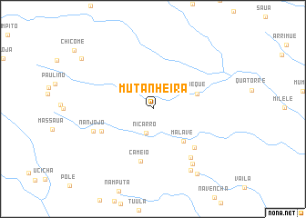 map of Mutanheira