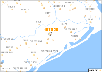 map of Mutapa