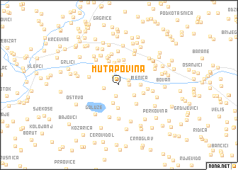 map of Mutapovina