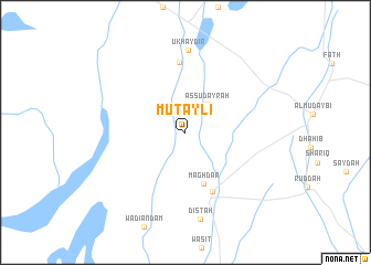 map of Muţayli‘