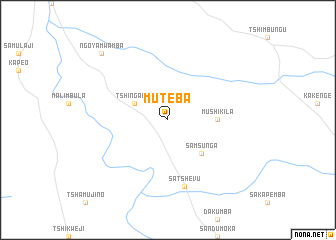 map of Muteba