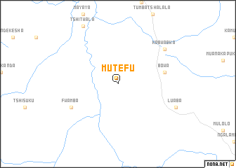 map of Mutefu