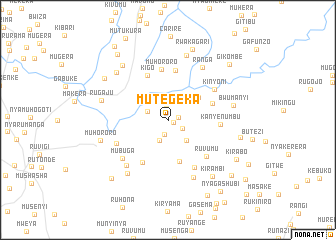 map of Mutegeka