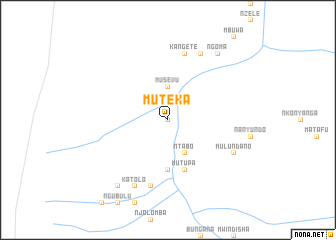 map of Muteka