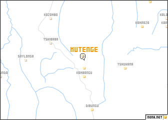 map of Mutenge