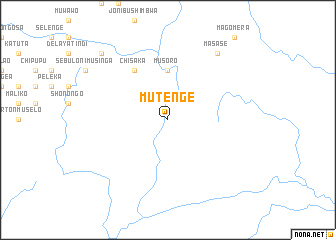 map of Mutenge