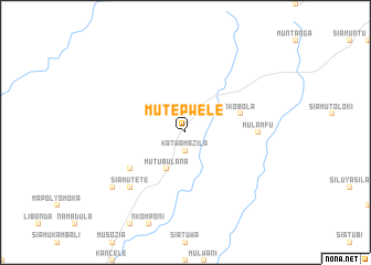 map of Mutepwele